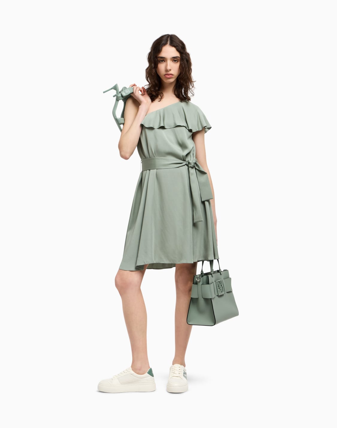 one-shoulder-viscose-dress-verde--armani-exchange