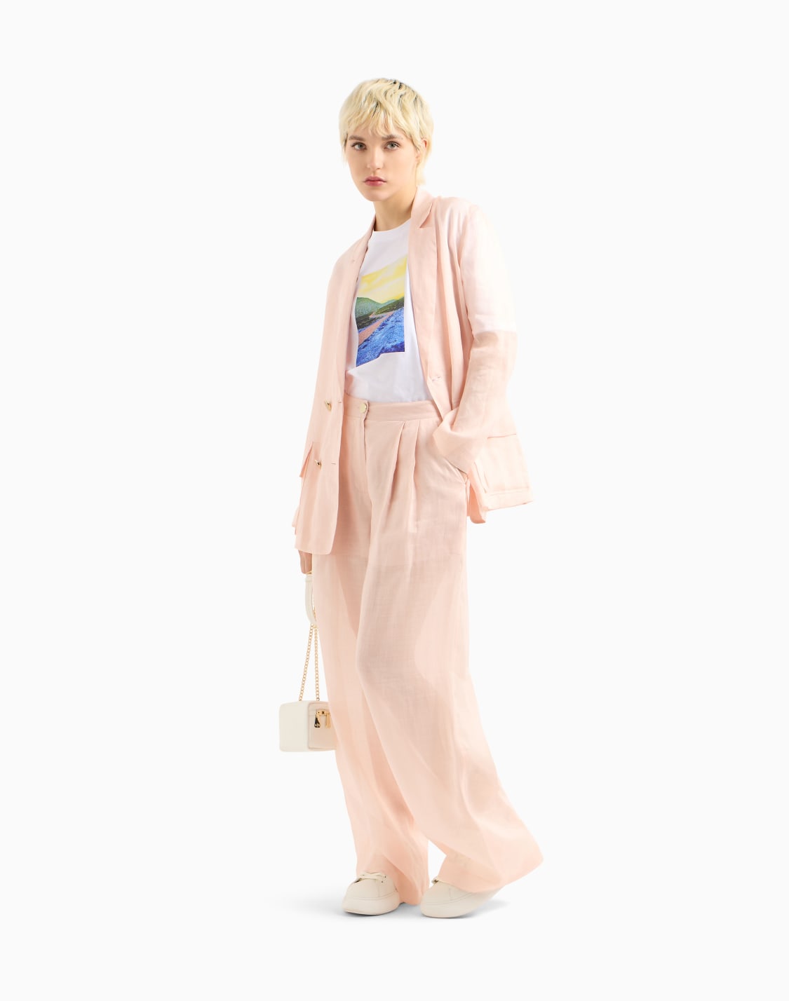 cotton-ramie-pleated-trousers-pink--armani-exchange