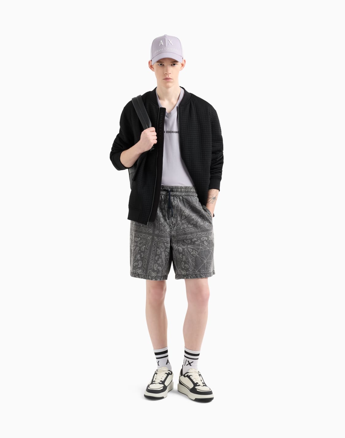 regular-fit-t-shirt-with-v-neck-purple--armani-exchange