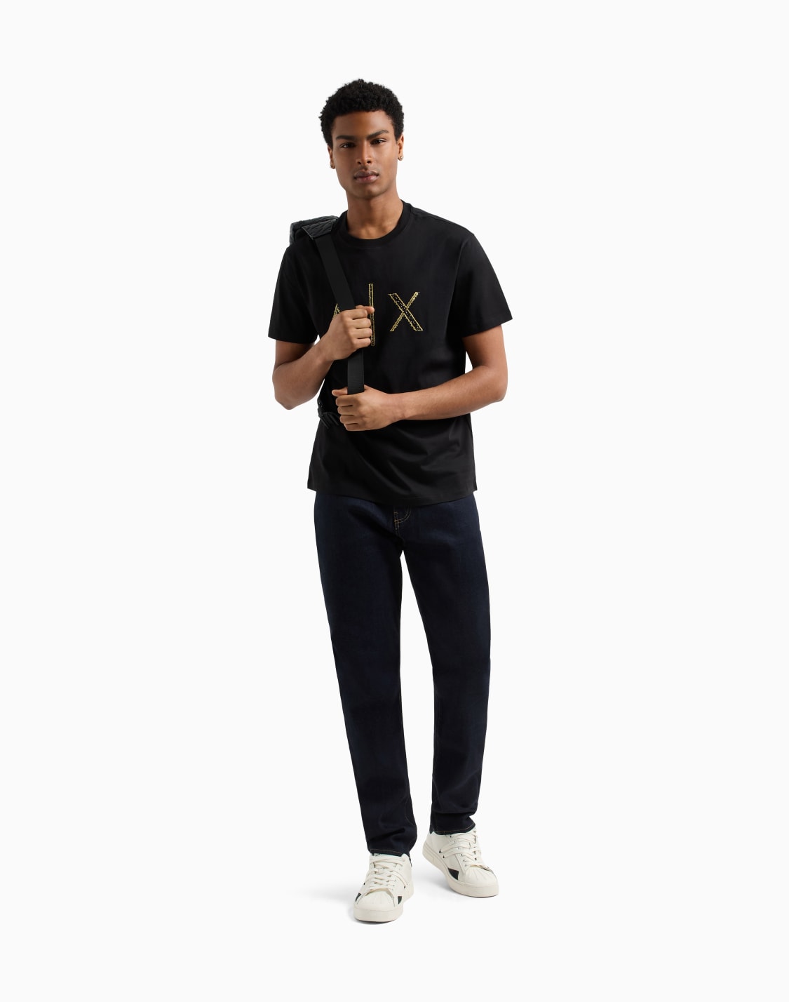 vaqueros-j13-de-corte-ajustado-en-denim-de-algodn-con-costuras-en-contraste-azul--armani-exchange