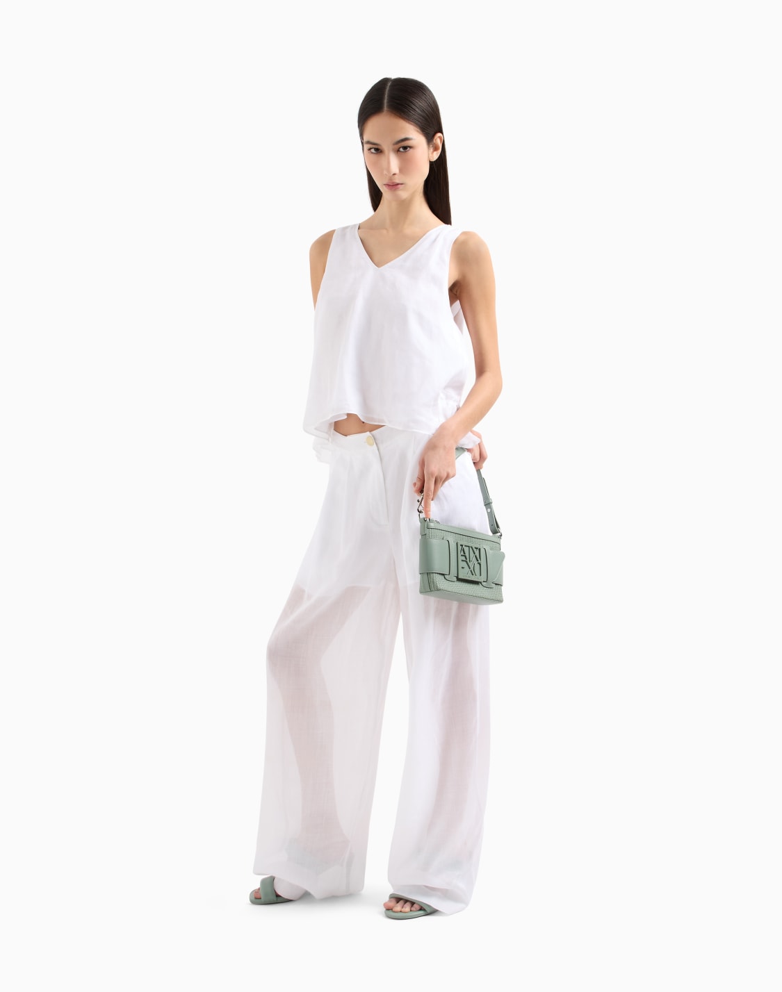 asymmetrical-ramie-top-with-ruffle-white--armani-exchange