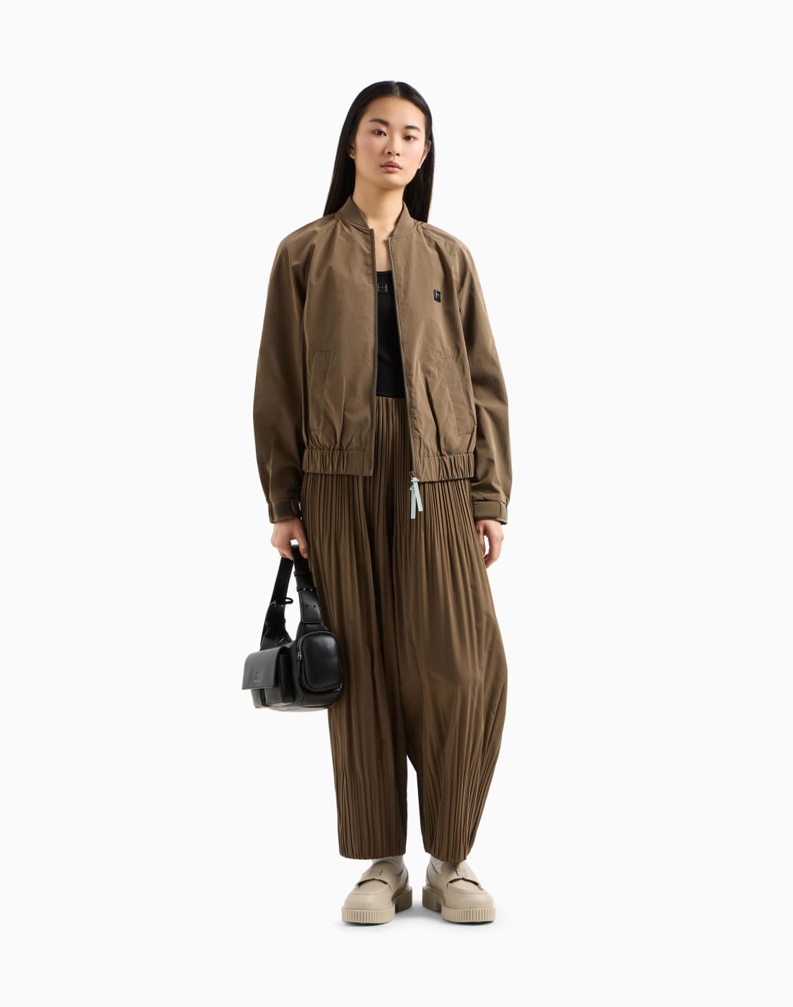 blouson-aviateur-en-tissu-lamin-marron--armani-exchange
