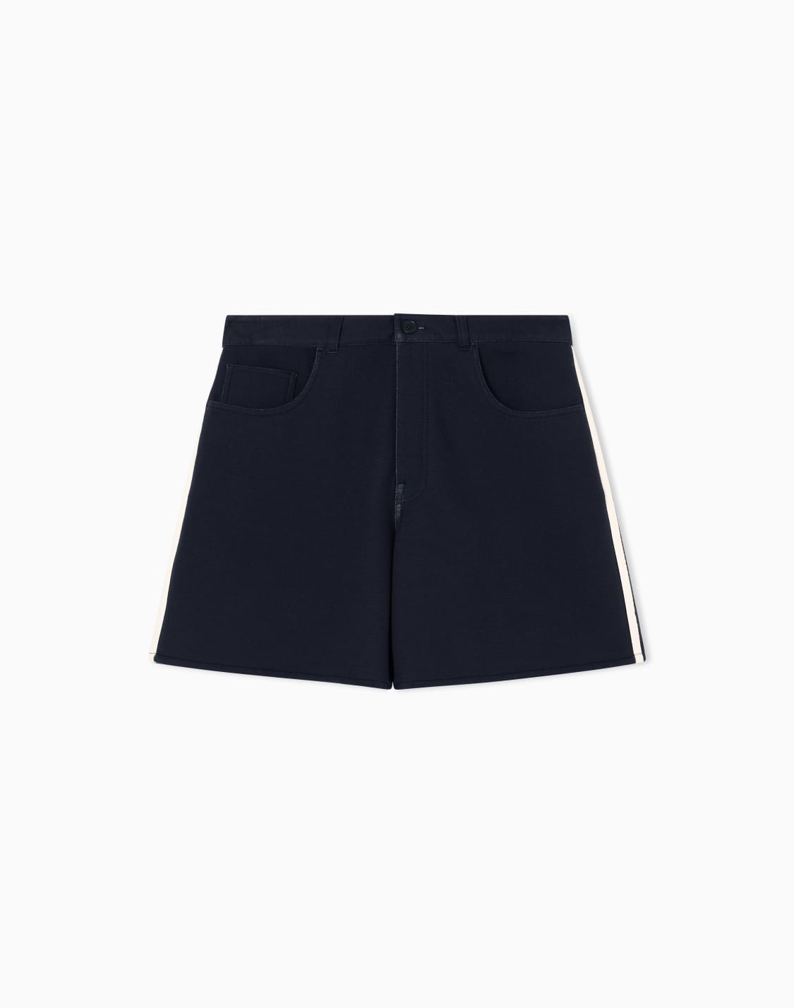 オンライン限定ボンデッドストレッチ-ハフパンツ-ネイビブル--armani-exchange