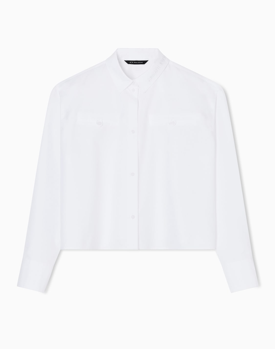 cotton-blend-cropped-shirt-white--armani-exchange