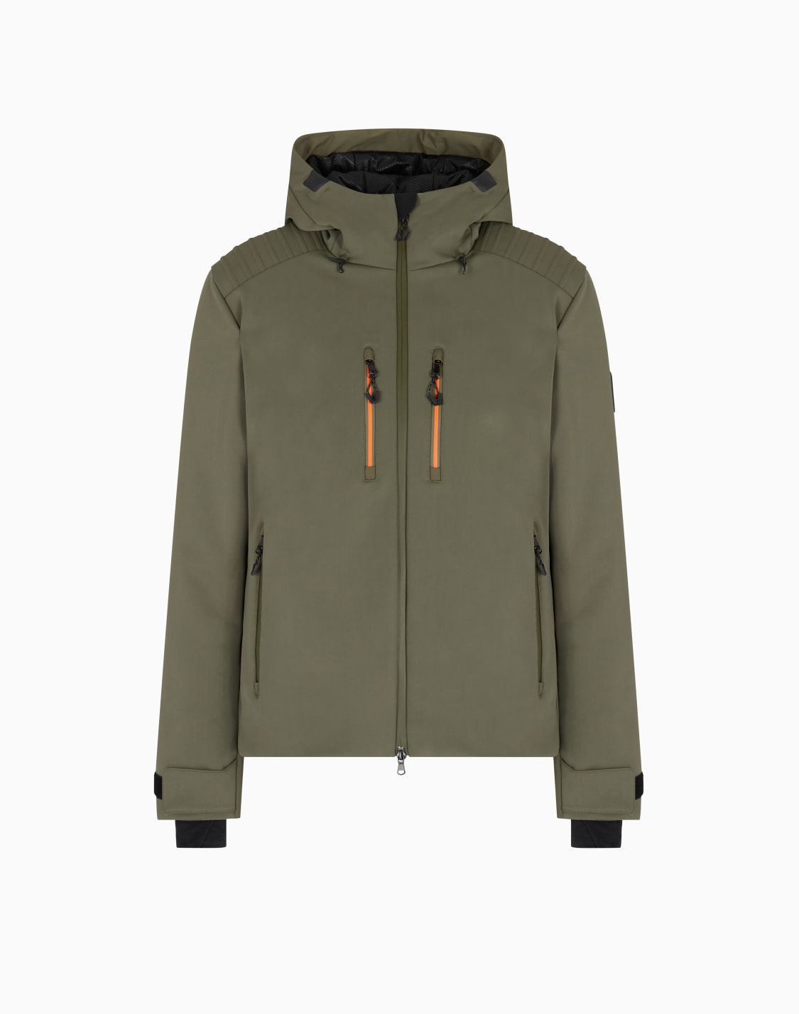 ORORO Gilet Riscaldato Uomo Softshell Con Power Bank - Leggero, Antivento E Idrorepellente - Nero