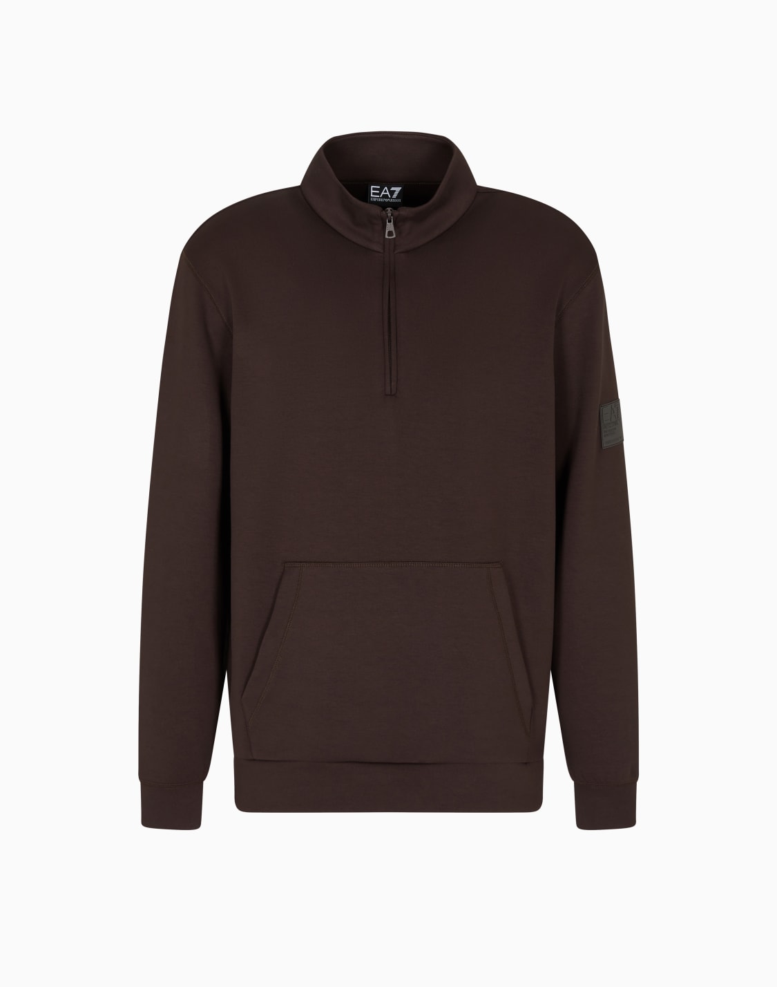 core-identity-unisex-stretch-viscose-blend-sweatshirt-brown--ea7