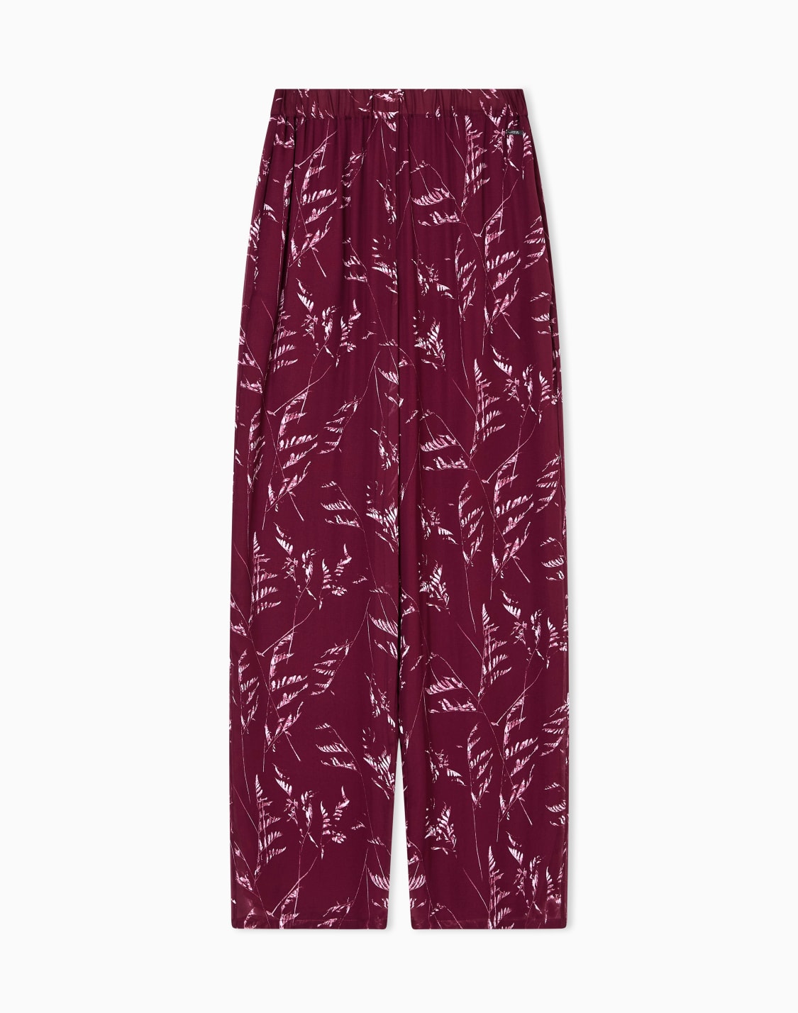pleated-trousers-in-chiffon-foliage-patterned--armani-exchange