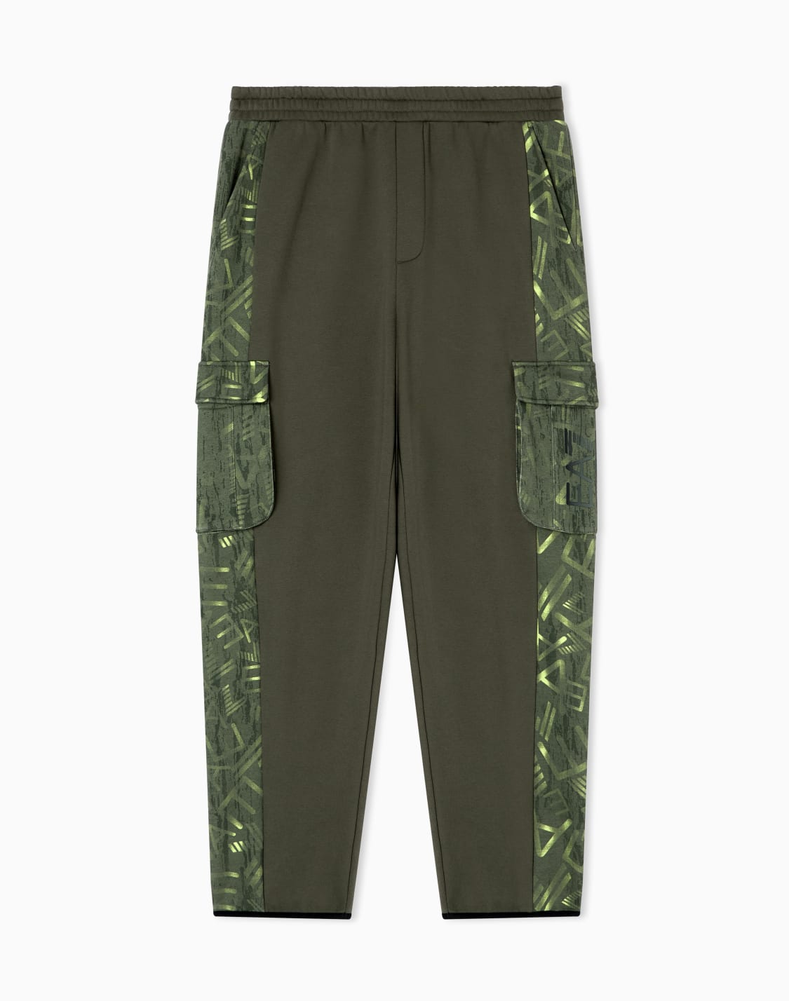 graphic-series-cotton-jersey-cargo-trousers-green--ea7