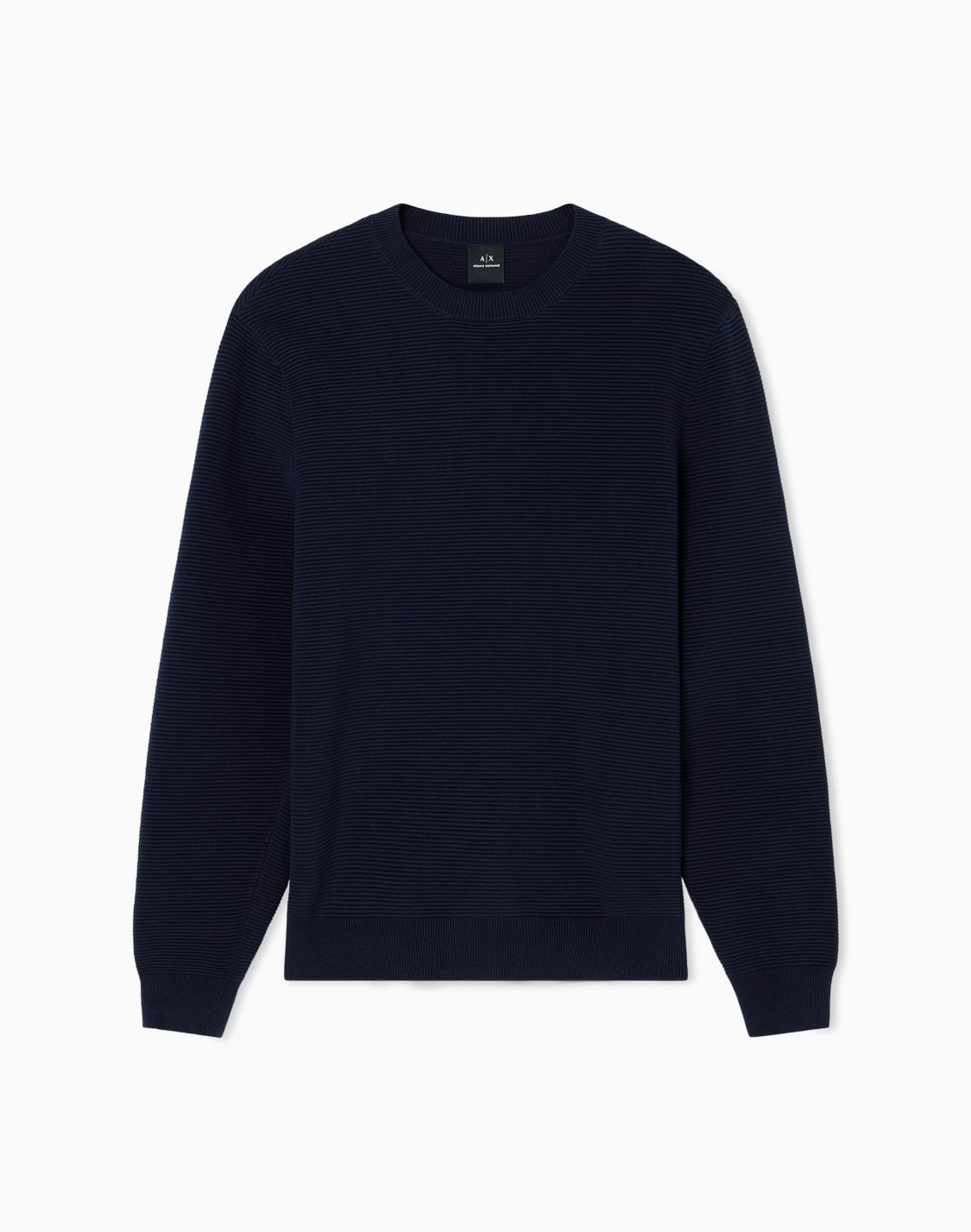 striped-texture-crew-neck-sweater-navy-blue--armani-exchange