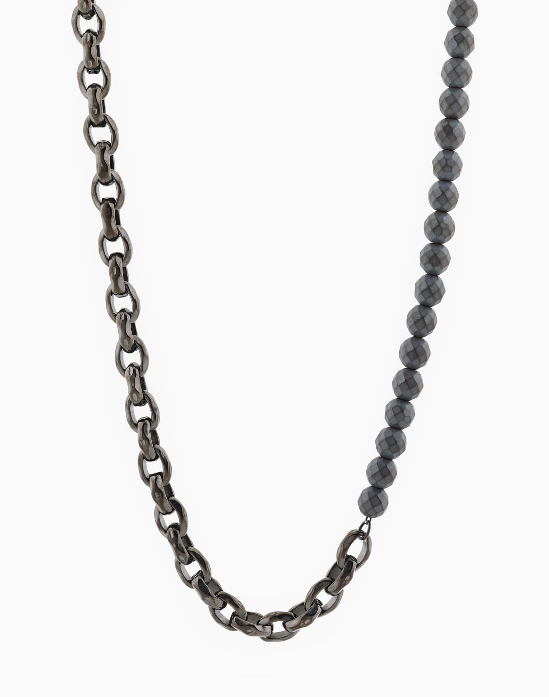 -gunmetal-hematite-chain-necklace-multicoloured--armani-exchange