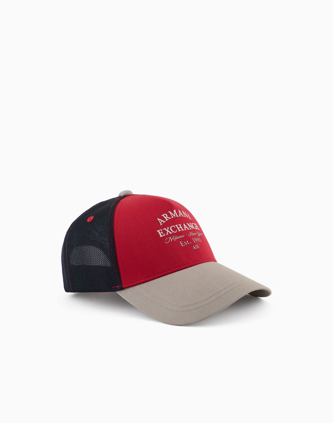 two-tone-visor-hat-red--armani-exchange