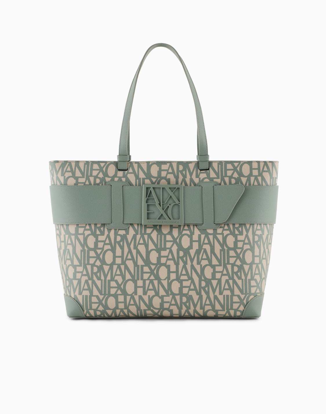 Handbag with small logo small