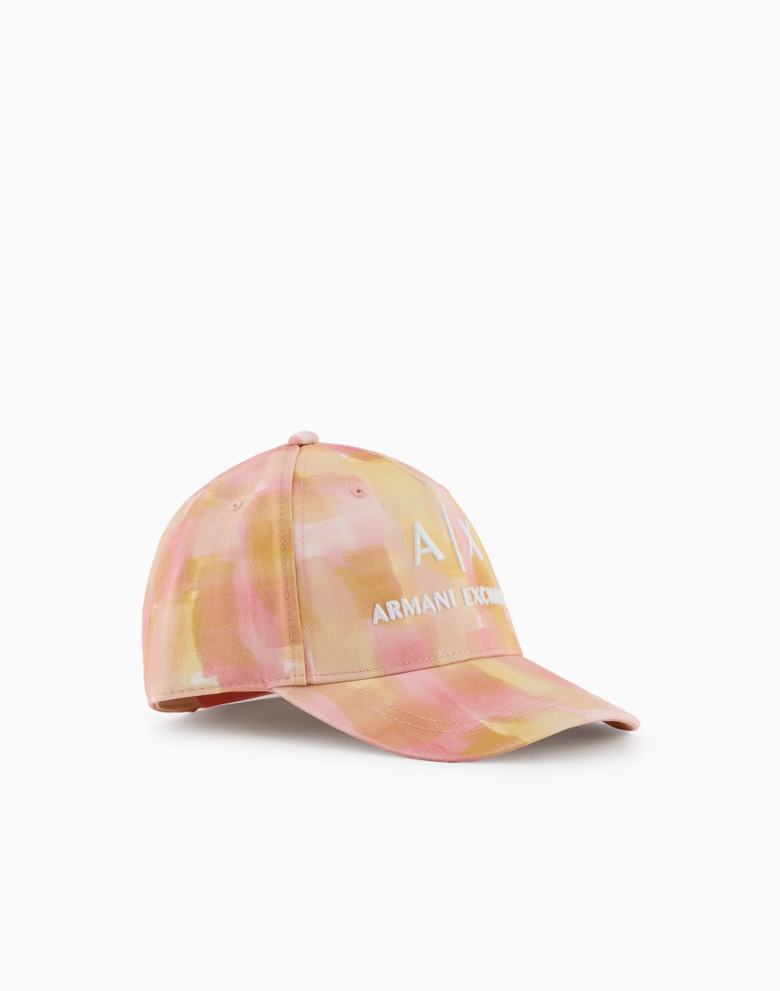abstract-patterned-visor-hat-pink--armani-exchange