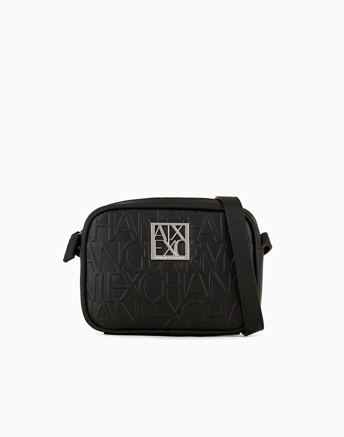 shoulder-bag-with-allover-logo-pattern-front-black--armani-exchange