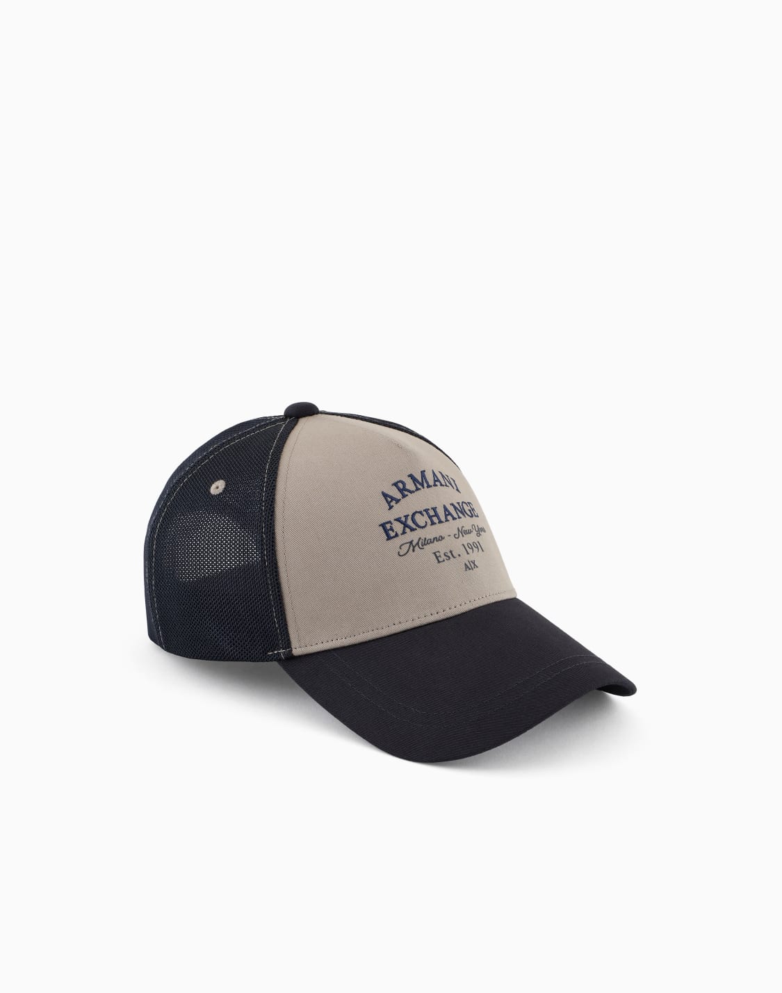 two-tone-visor-hat-beige--armani-exchange