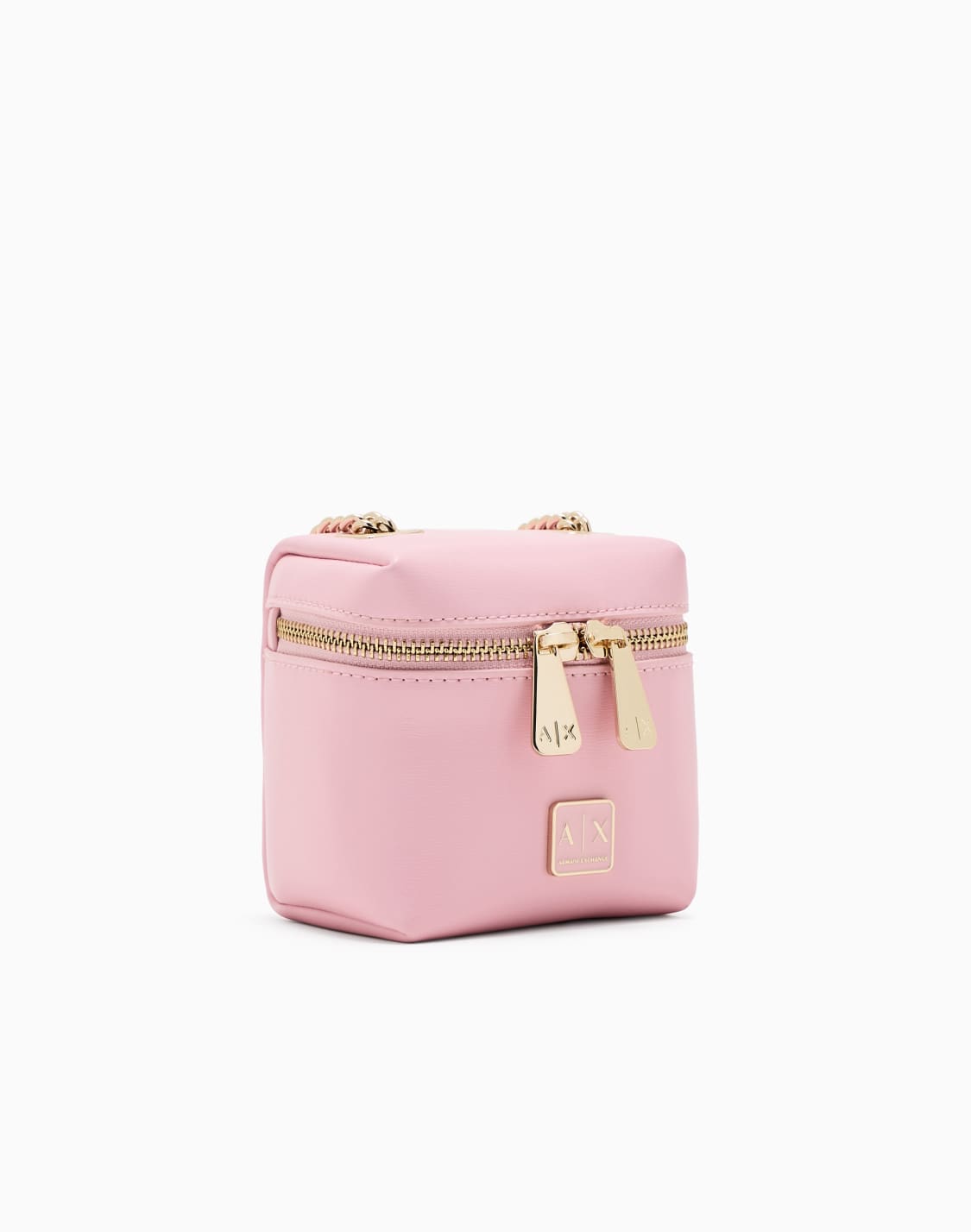 axロゴ-ミニショルダバッグ-ピンク--armani-exchange