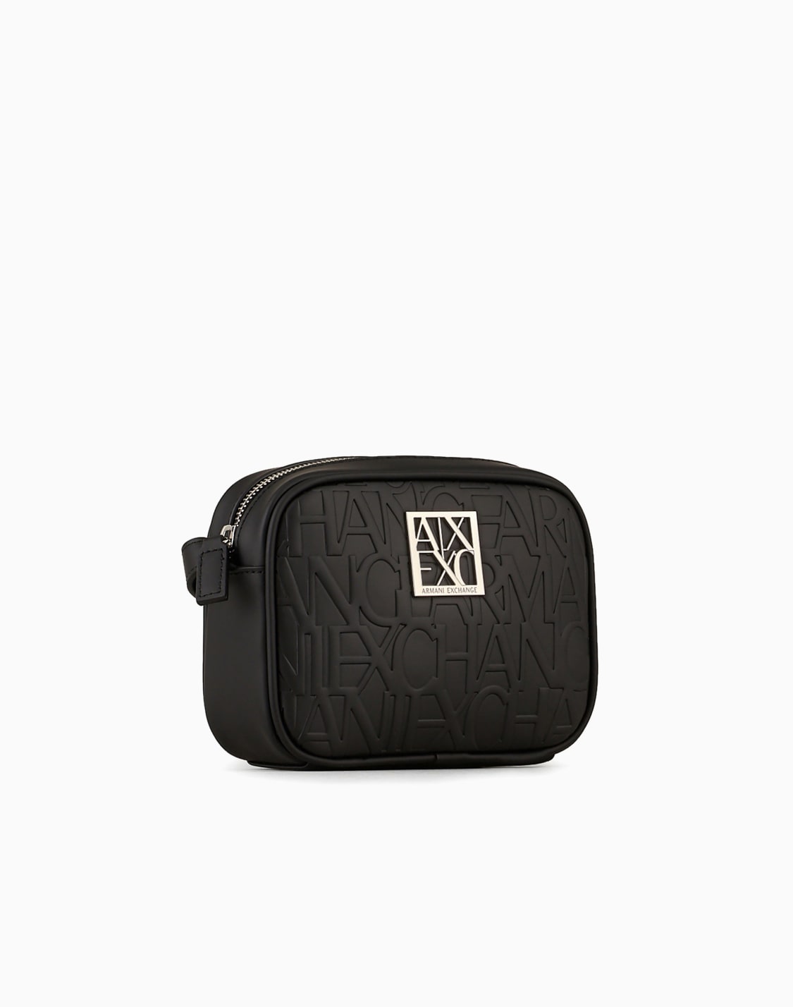 shoulder-bag-with-allover-logo-pattern-front-black--armani-exchange