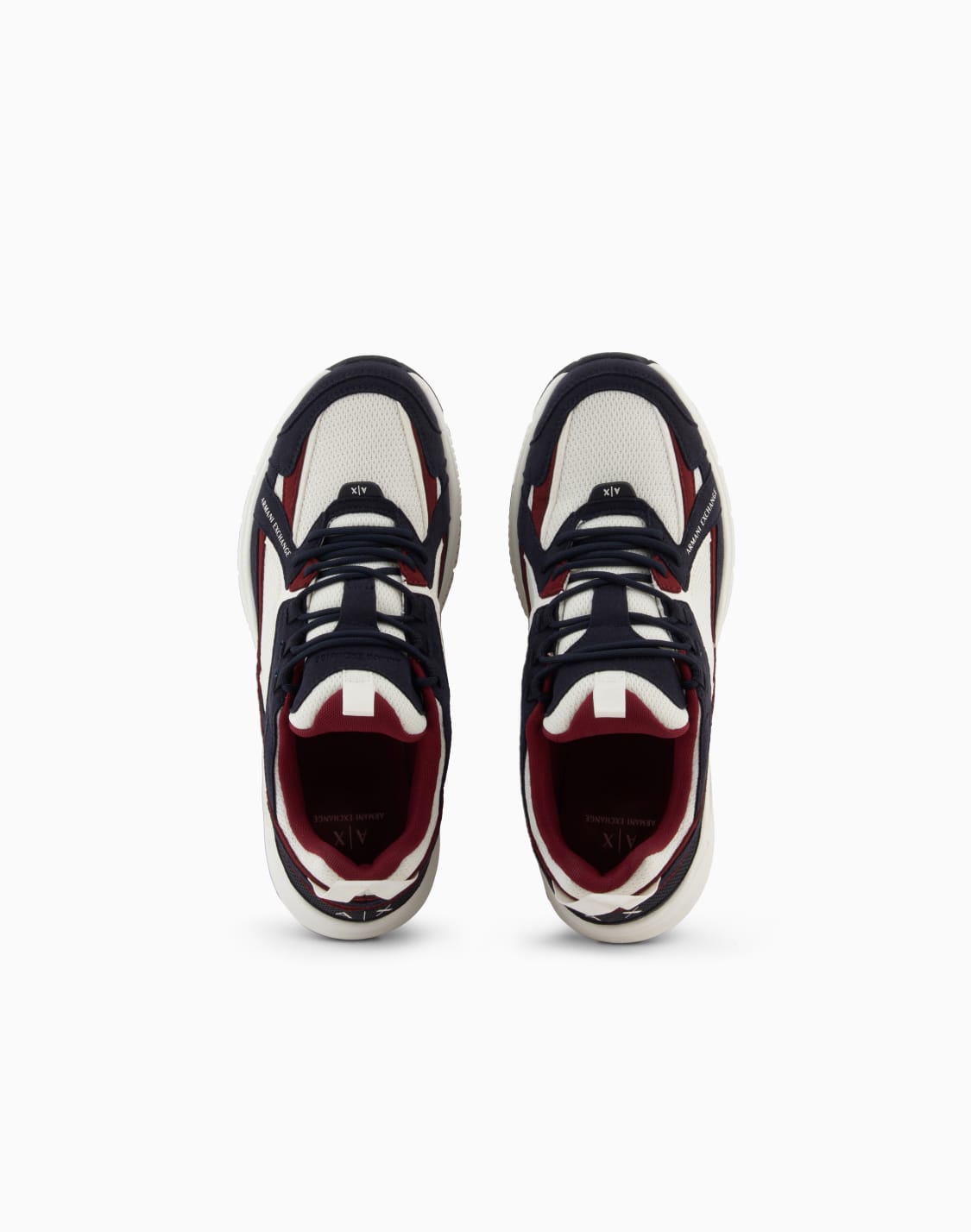 chunky-sneaker-im-materialmix-blau--armani-exchange