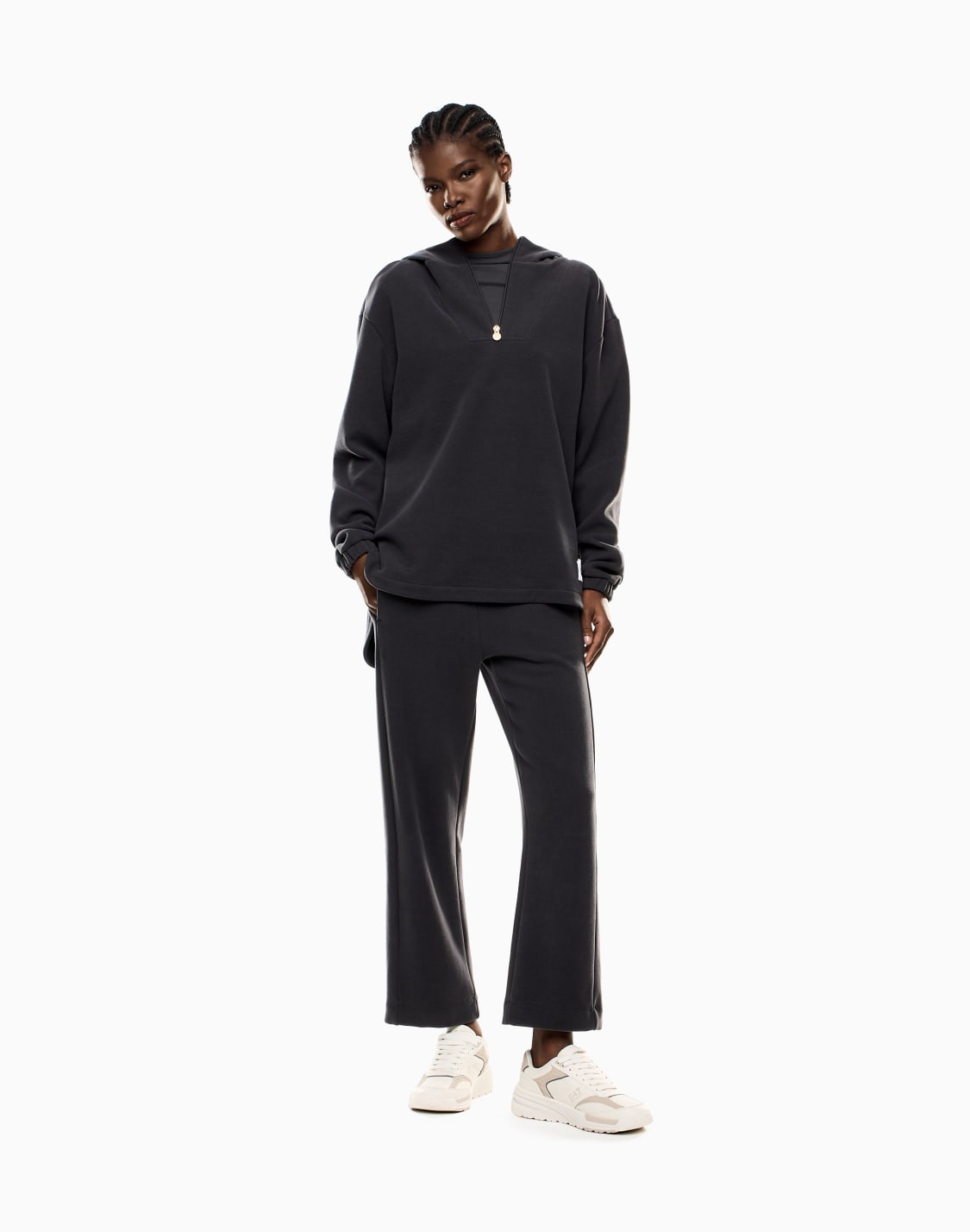 sporty-forever-sweatshirt-mit-kapuze-aus-baumwollgemisch-grau--ea7