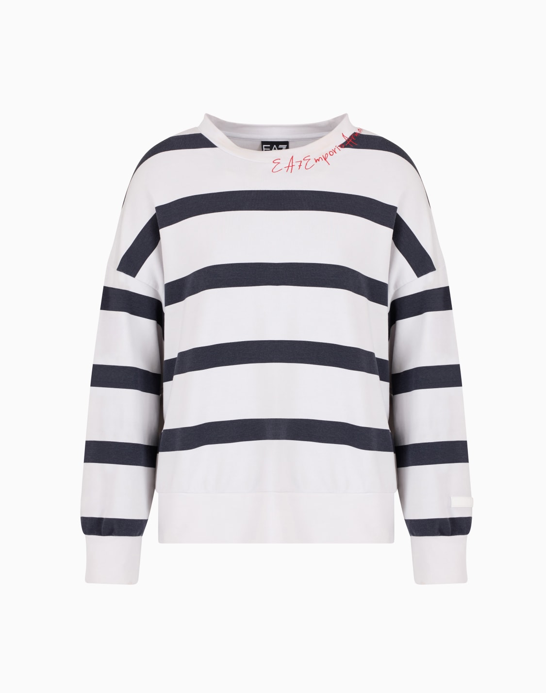 sweat-shirt-costa-smeralda-en-coton-stretch-bleu--ea7