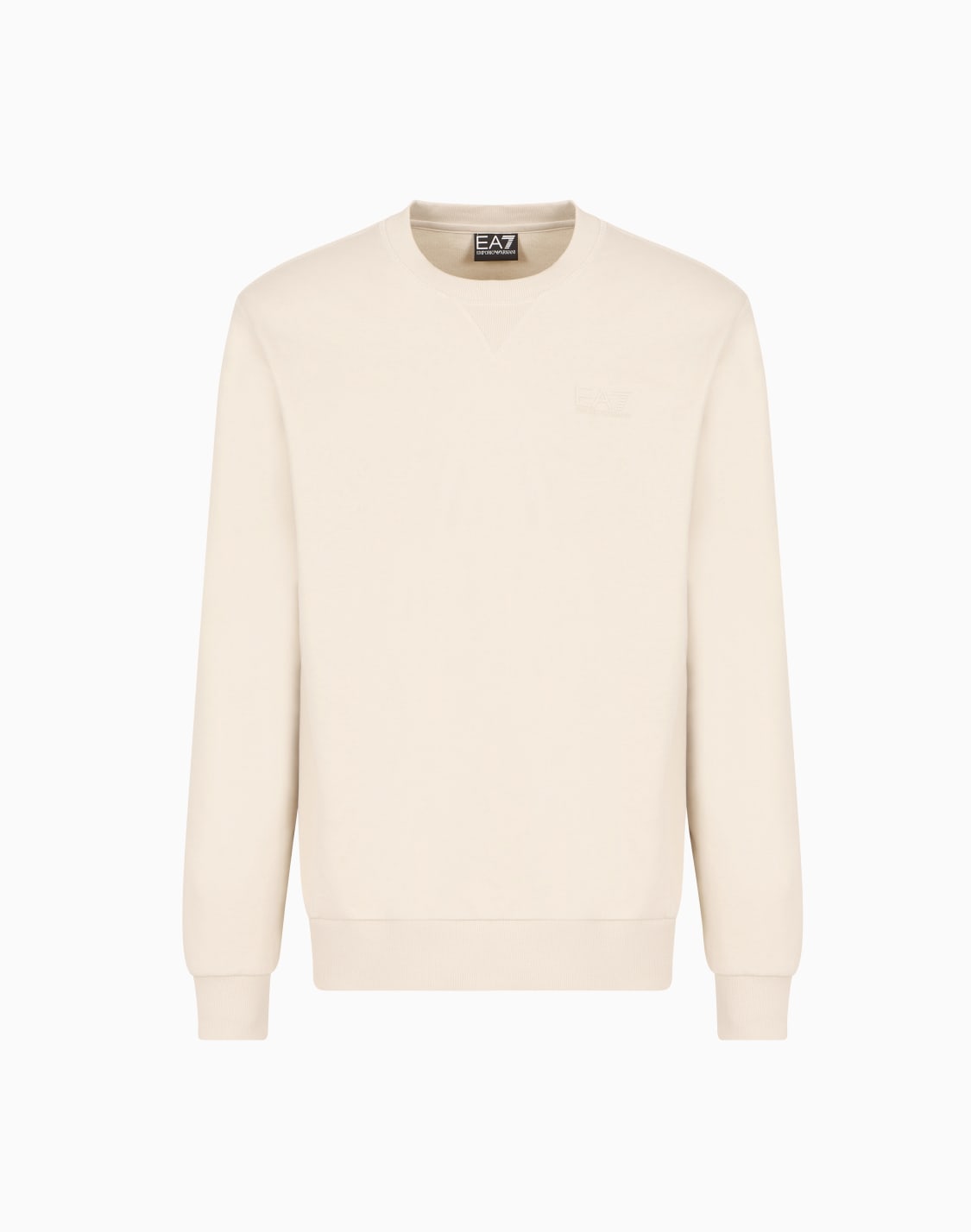 visibility-cotton-crew-neck-sweatshirt-beige--ea7