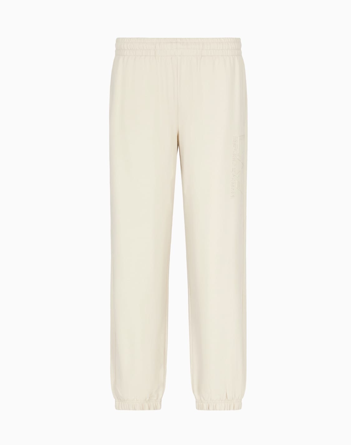 pantaloni-jogger-visibility-in-cotone-beige--ea7