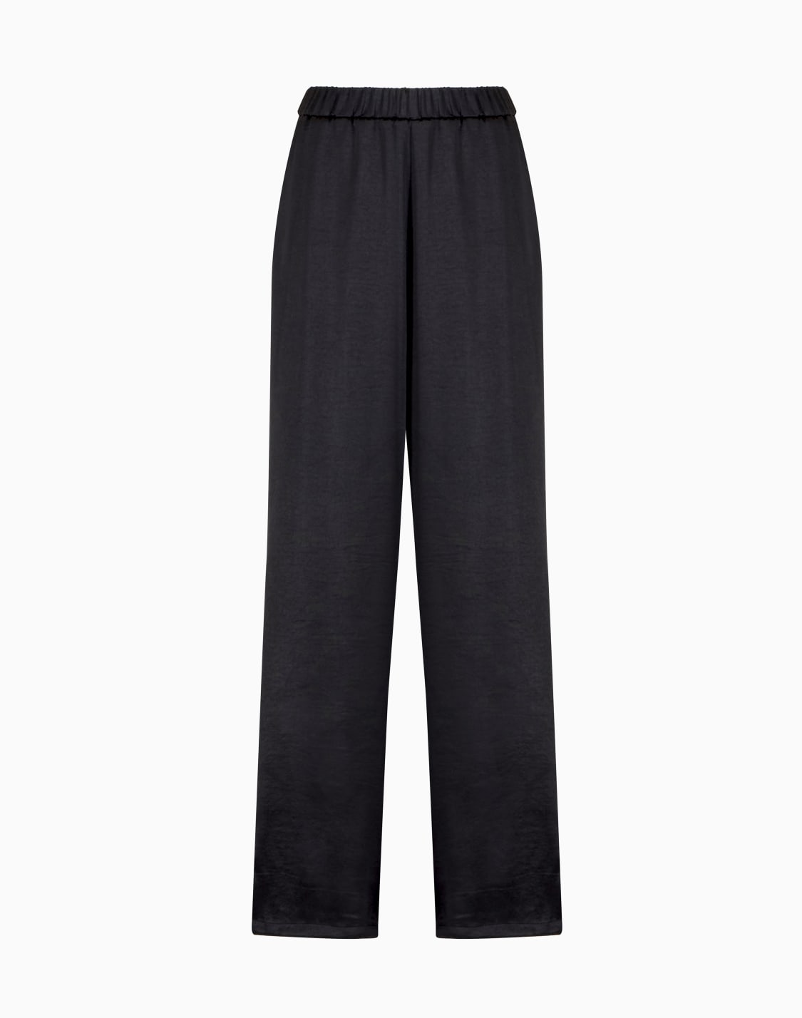 pantaloni-precious-in-tessuto-effetto-satin-nero--ea7