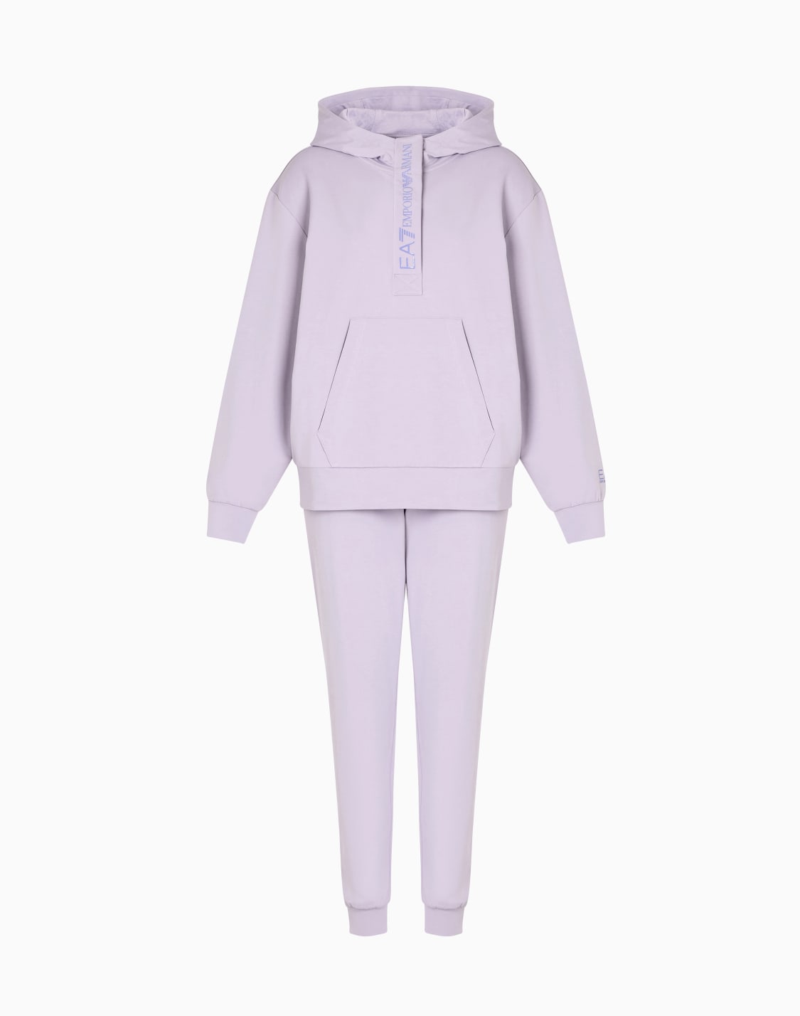 tuta-in-jersey-di-cotone-stretch-con-cappuccio-viola--ea7