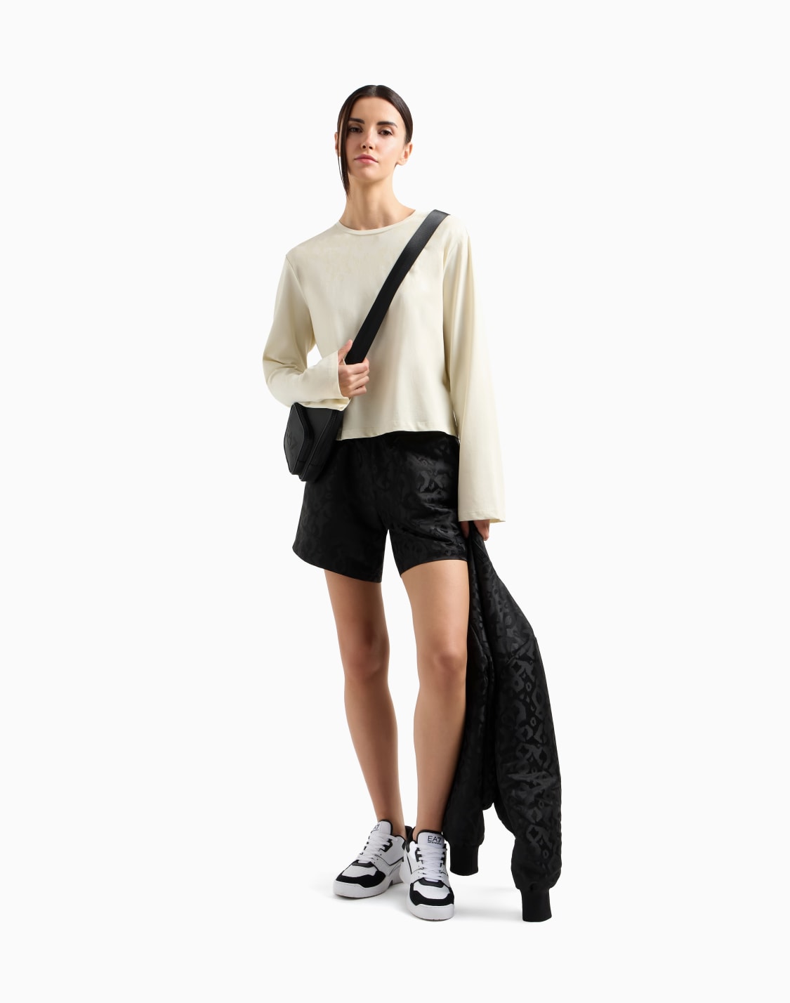 graphic-series-stretch-cotton-long-sleeved-t-shirt-beige--ea7