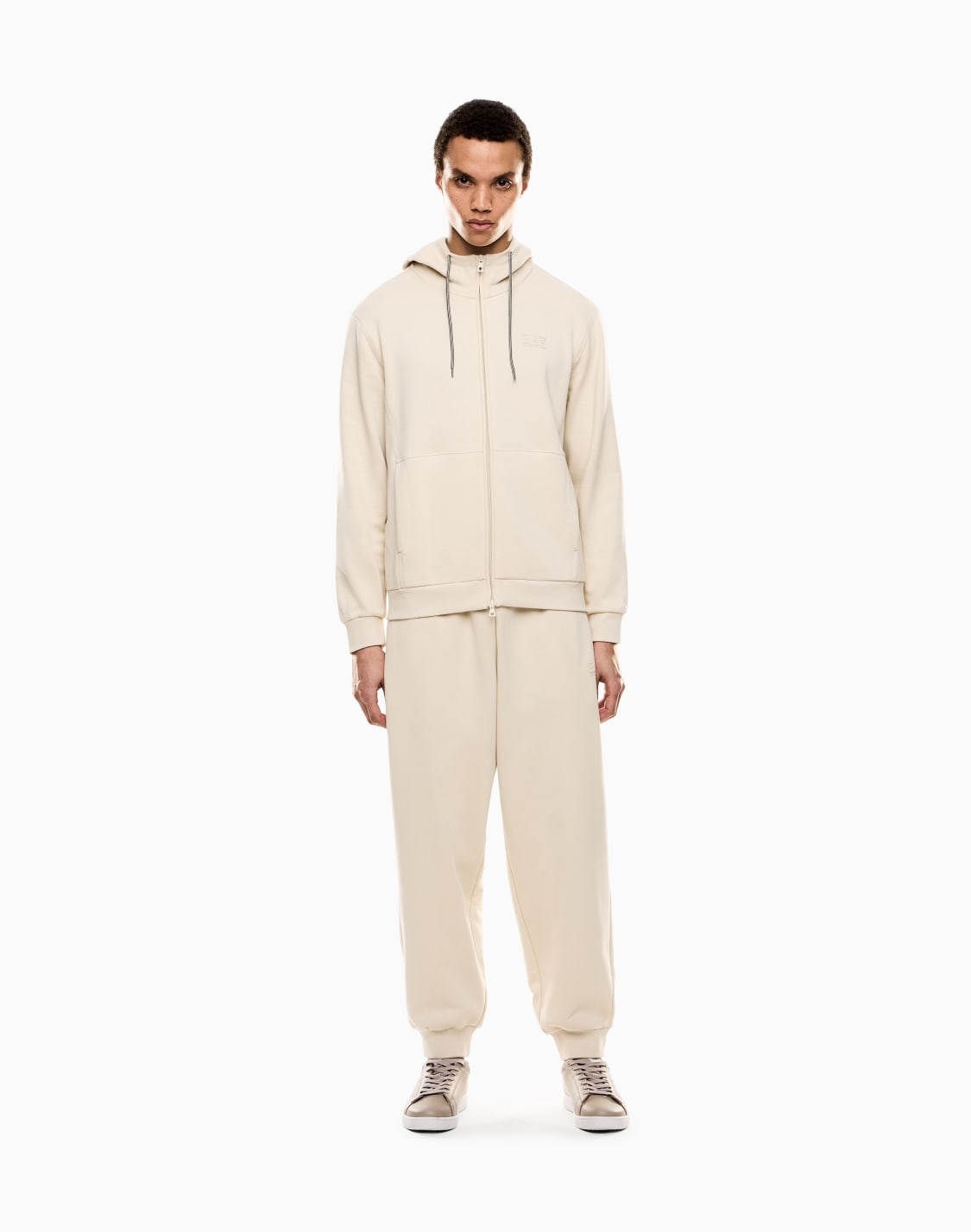 visibility-cotton-blend-jersey-fleece-tracksuit-beige--ea7
