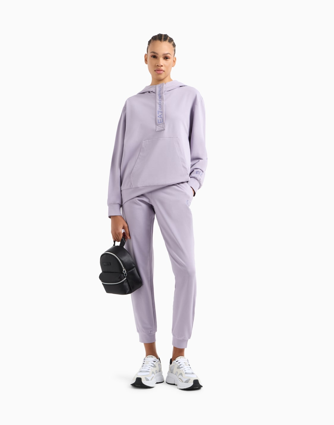 tuta-in-jersey-di-cotone-stretch-con-cappuccio-viola--ea7