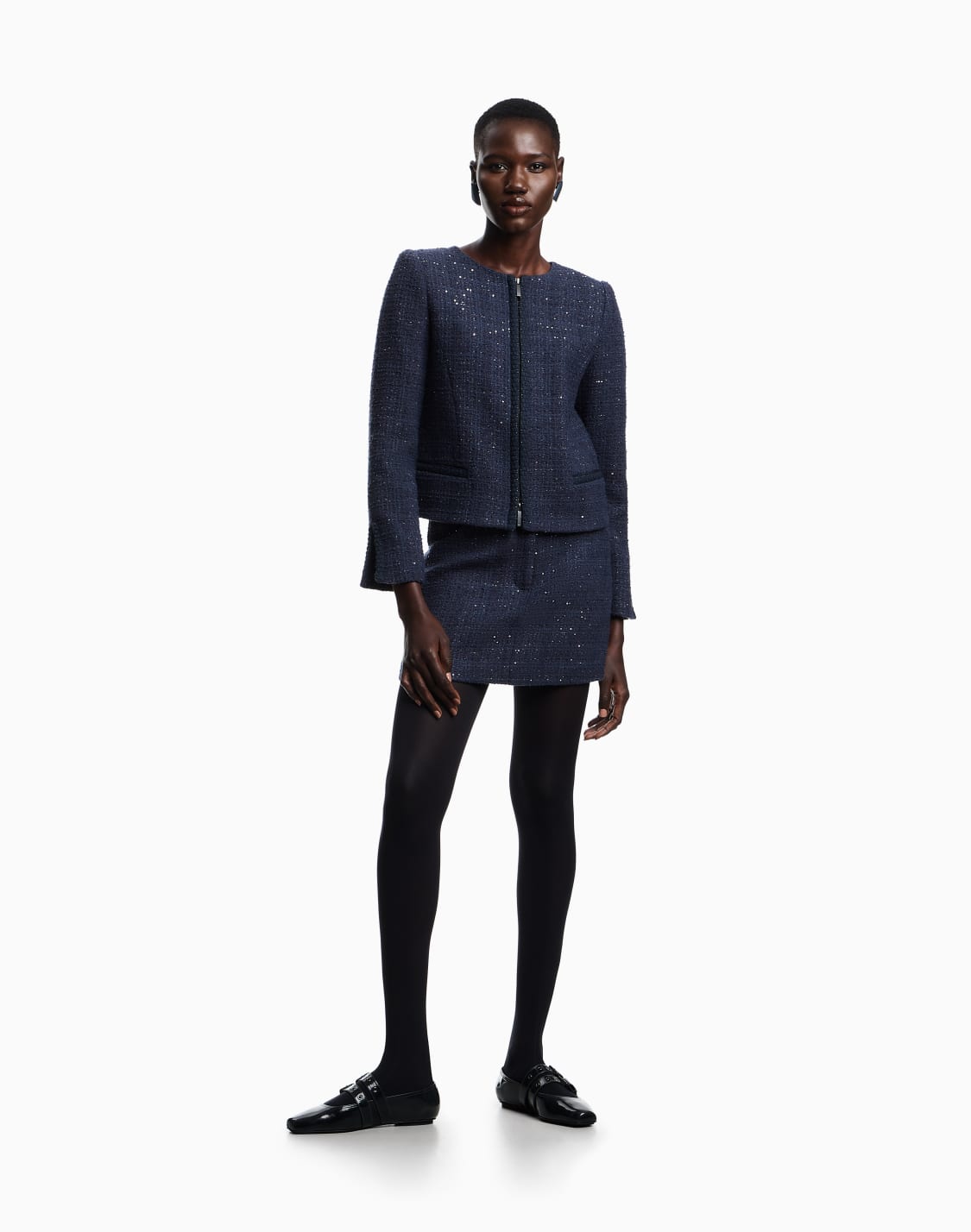 lurex-tweed-mini-skirt-with-micro-sequins-blue--emporio-armani