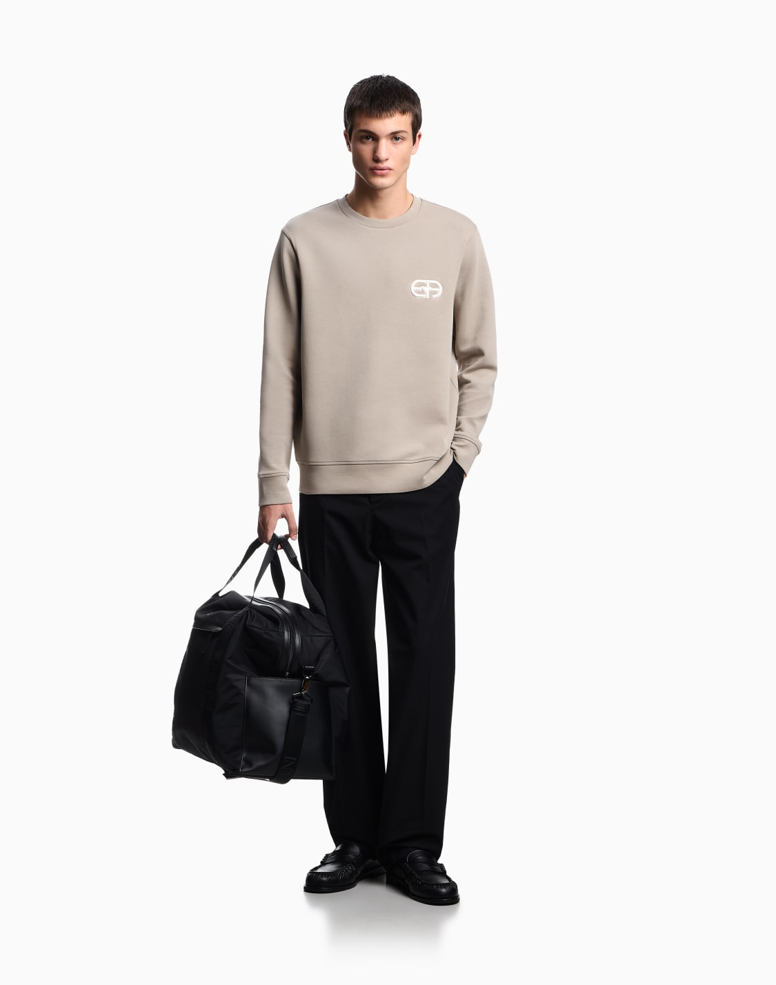 double-jersey-sweatshirt-with-embossed-embroidered-ea-logo-beige--emporio-armani