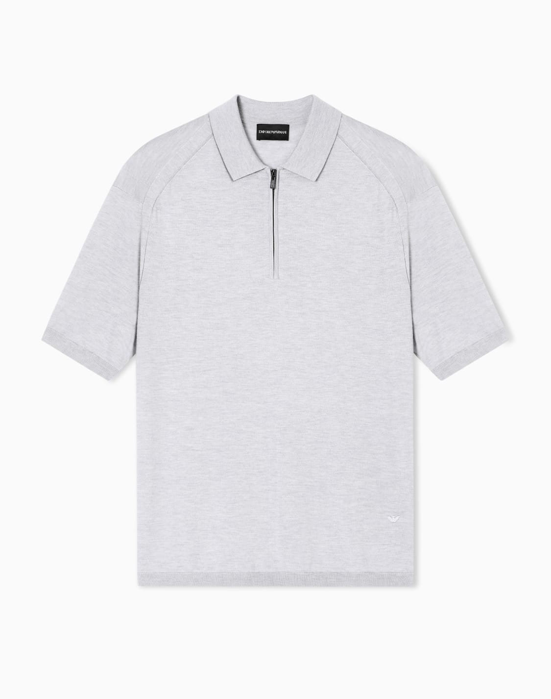 asv-plain-knit-jumper-with-polo-shirt-collar-in-a-wool-and-lyocell-blend-grey--emporio-armani