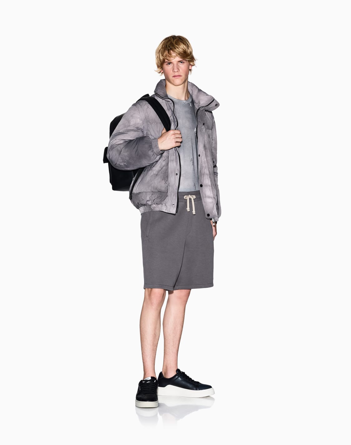 cotton-blend-pique-shorts-grey--armani-exchange