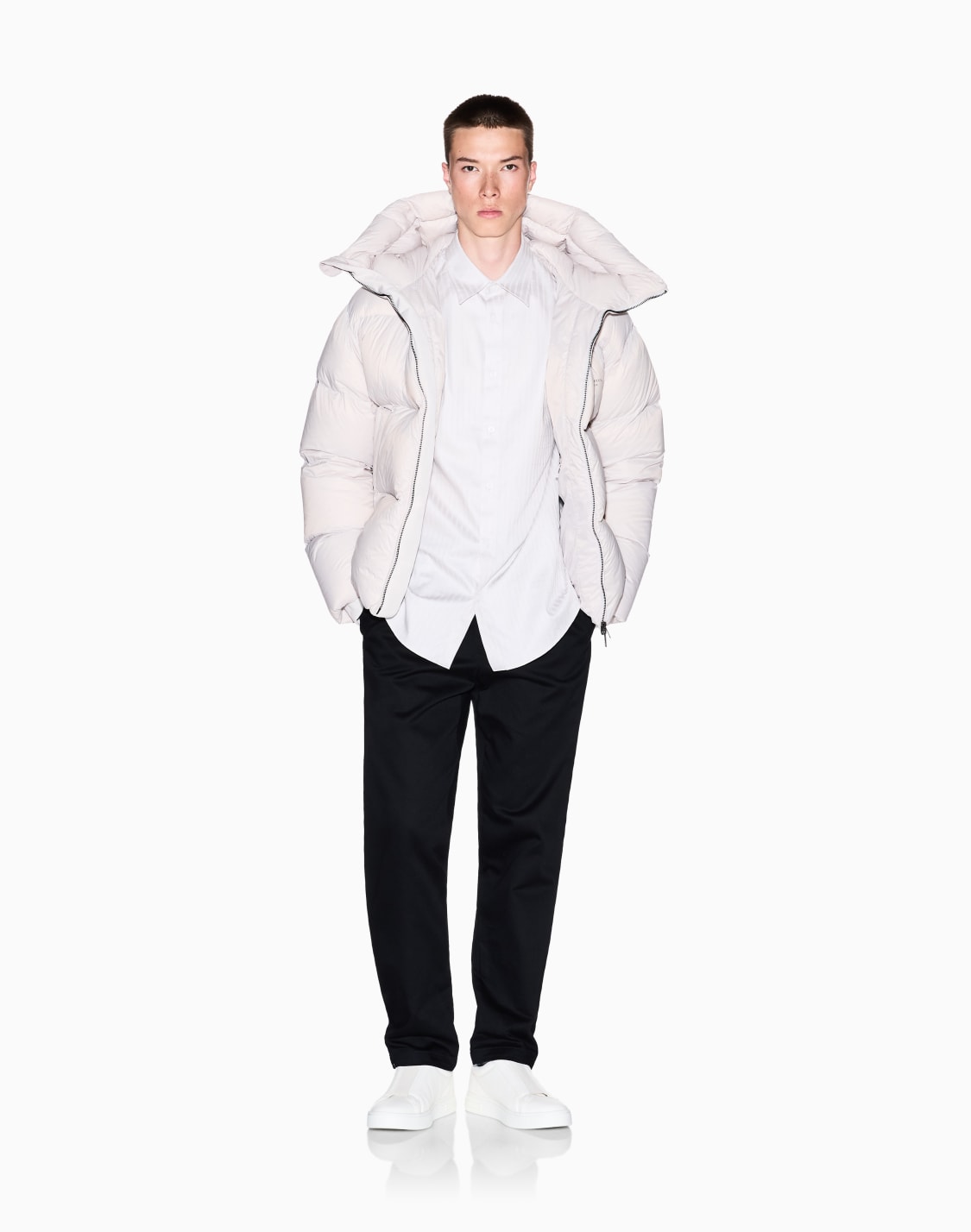 regular-fit-jacquard-cotton-shirt-beige--armani-exchange