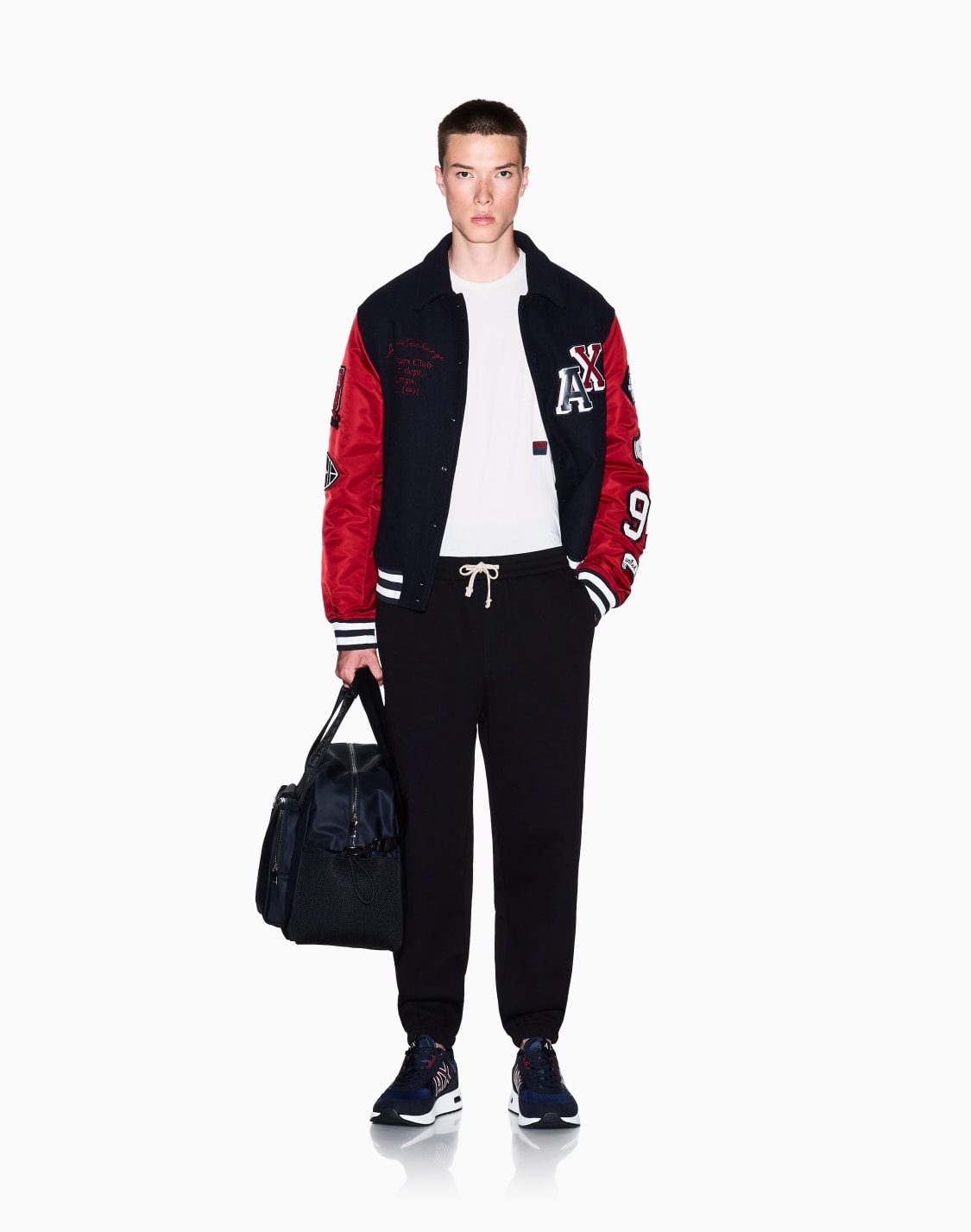 cotton-blend-pique-trousers-black--armani-exchange