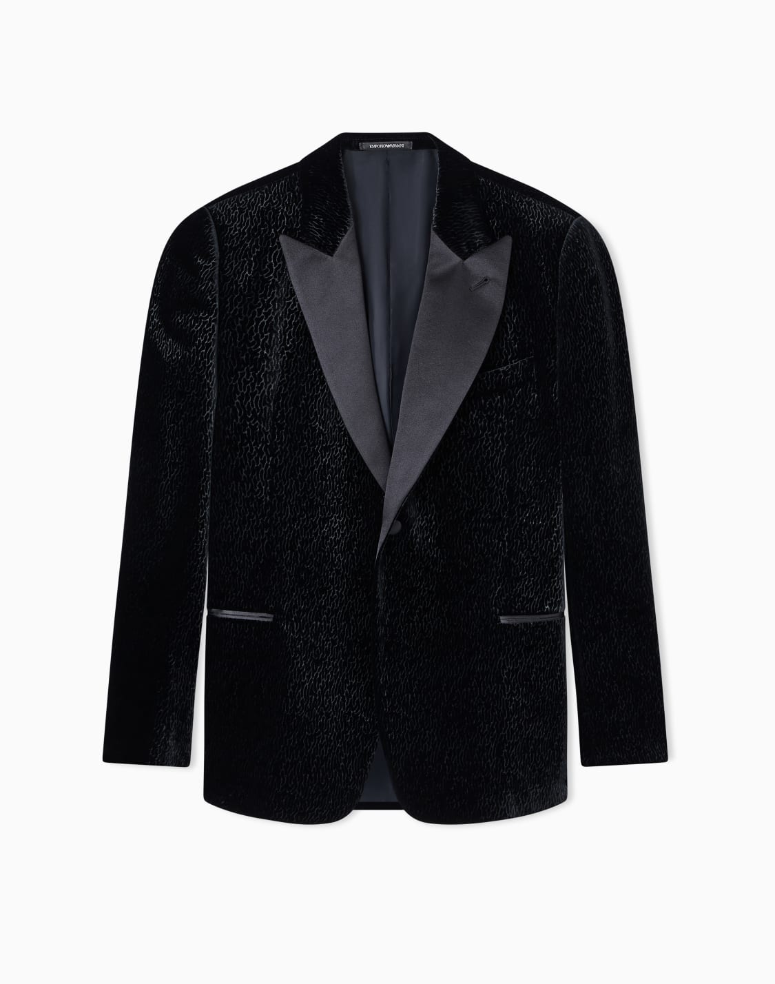 veste-de-smoking-en-velours-avec-motif-imprim-all-over-noir--emporio-armani