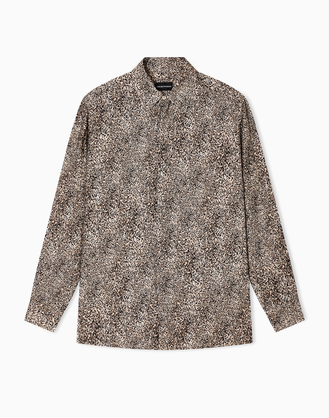 hemd-aus-flieendem-stoff-mit-tiermuster-print-gemustert--emporio-armani