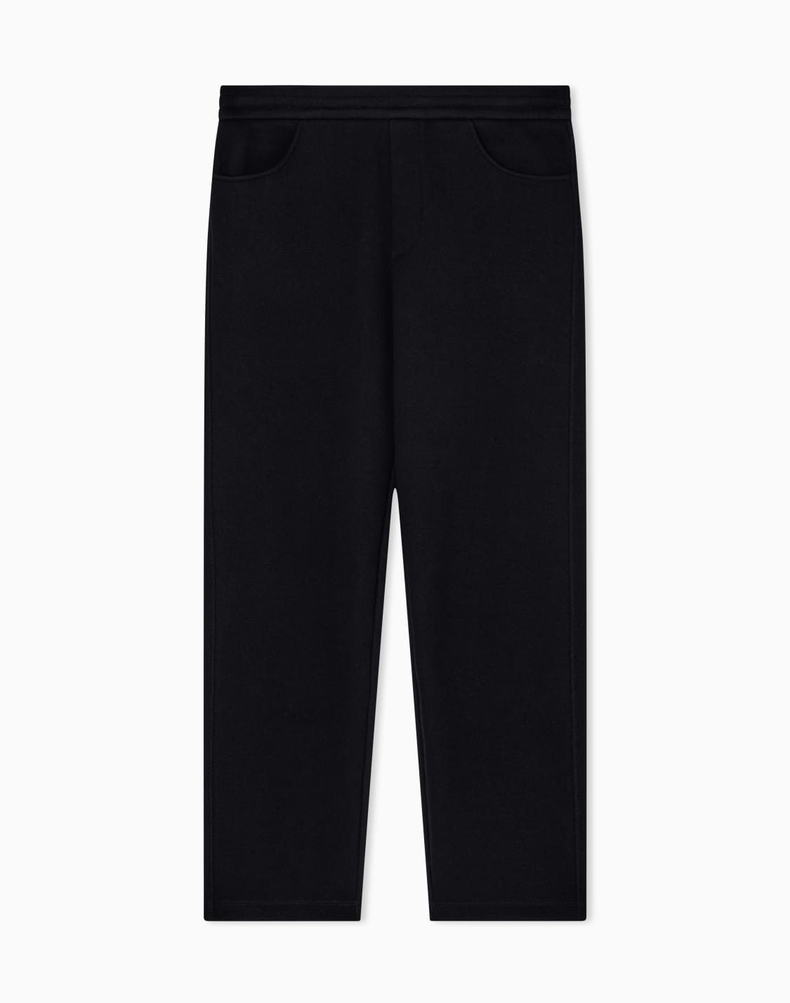 cotton-blend-pique-trousers-black--armani-exchange