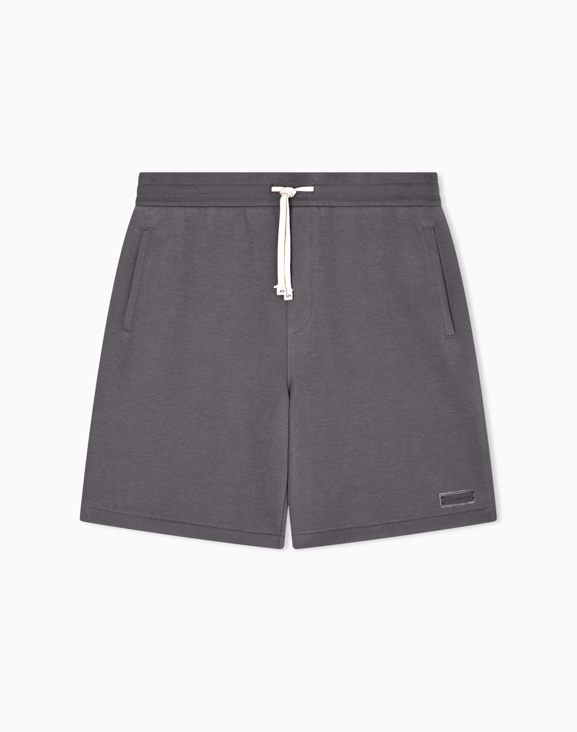 cotton-blend-pique-shorts-grey--armani-exchange