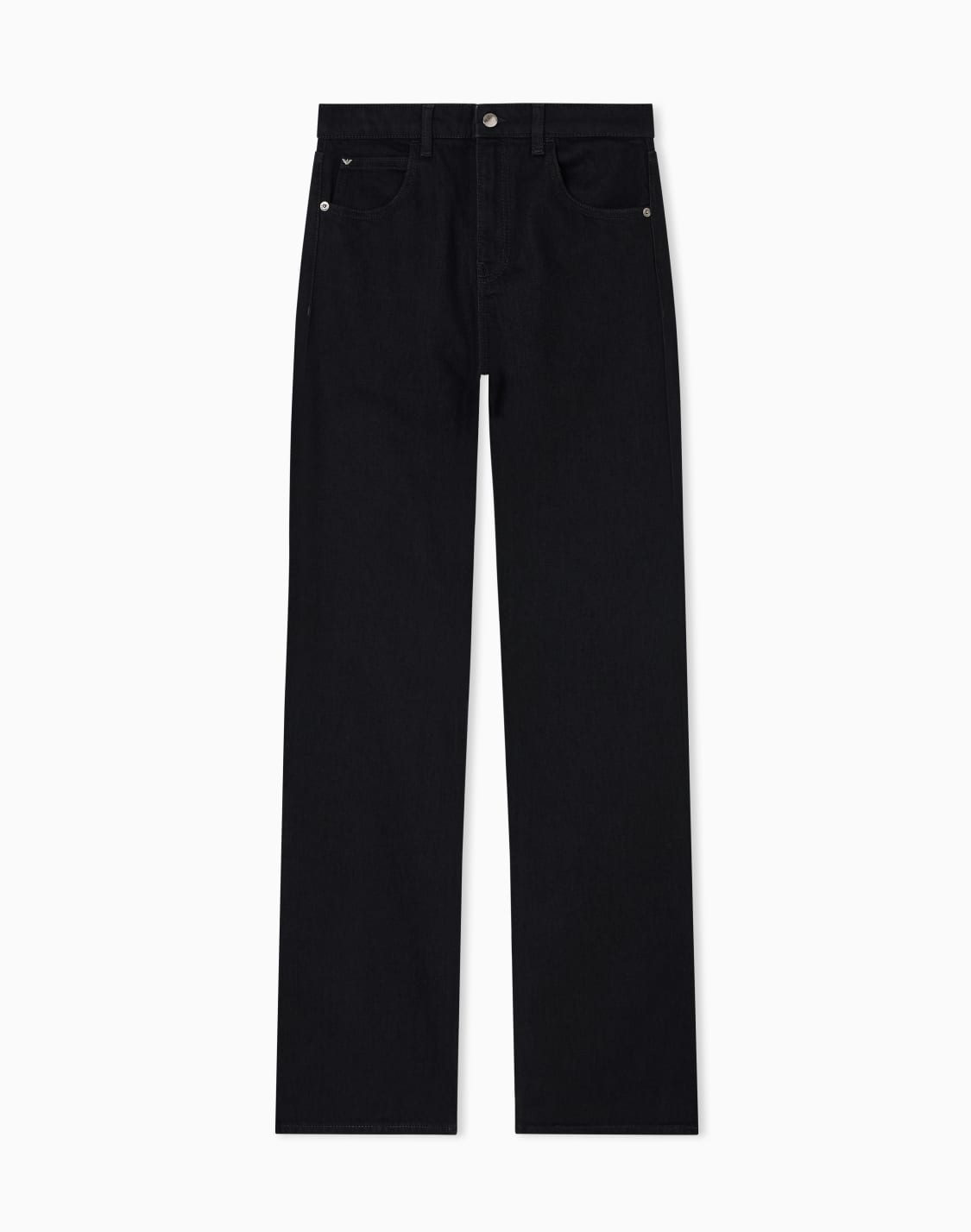 j47-mid-to-high-rise-flared-leg-comfort-denim-jeans-black--emporio-armani