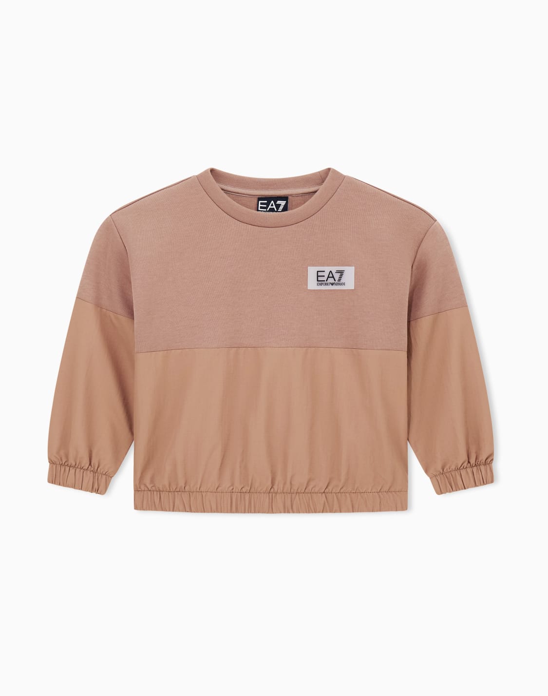 contemporary-sport-crew-neck-sweatshirt-with-scuba-inserts-brown--ea7