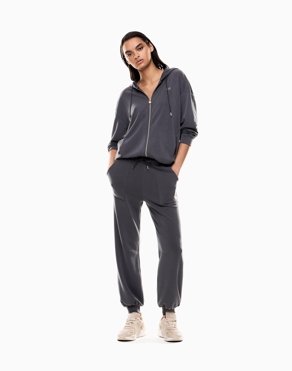 felpa-con-cappuccio-core-lady-in-interlock-di-misto-modal-stretch-grigio--ea7