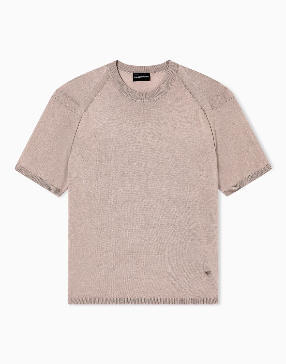 asv-pullover-aus-einer-wolllyocell-mischung-in-glattstrick-beige--emporio-armani