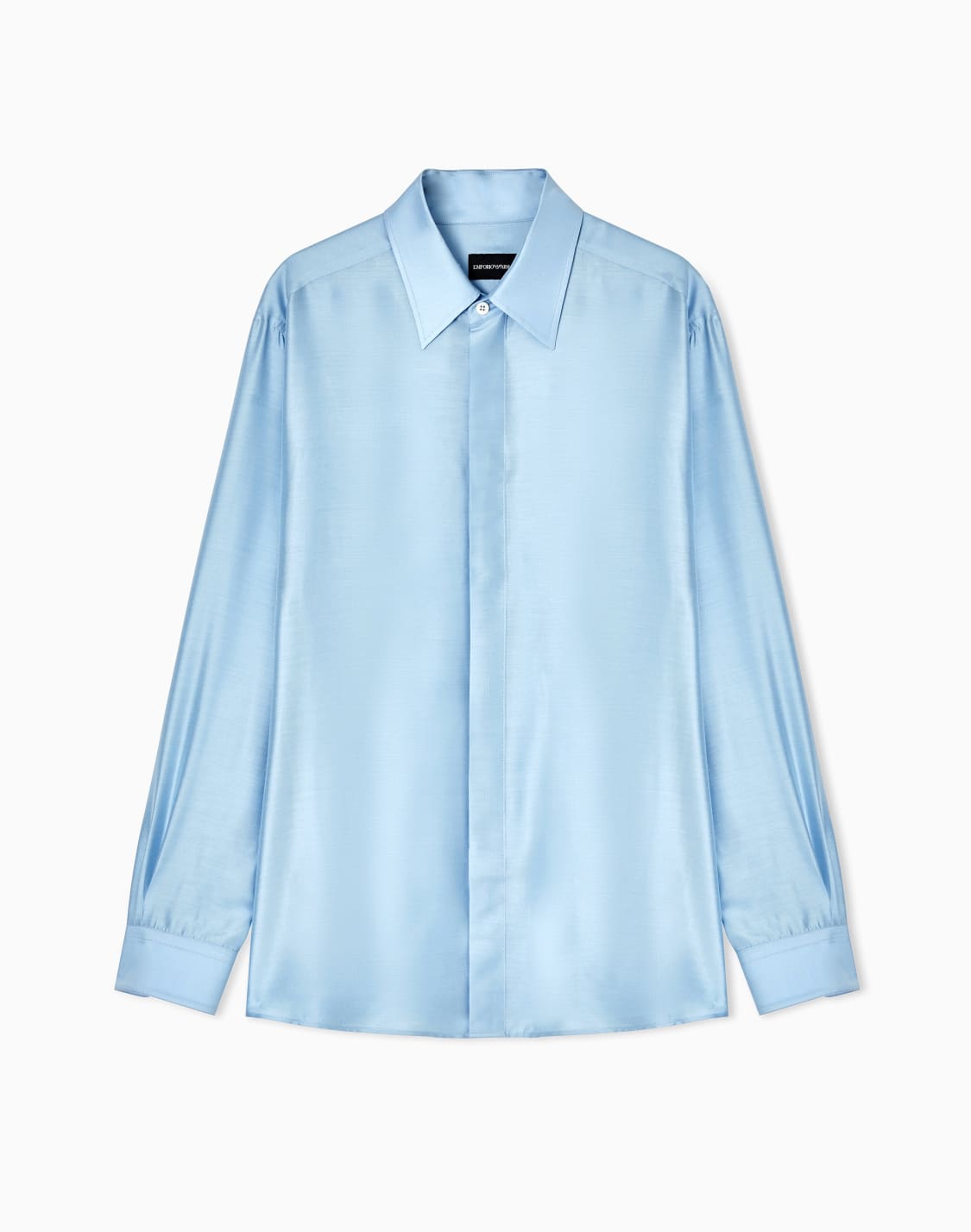 camicia-in-misto-seta-limited-edition-azzurro--emporio-armani
