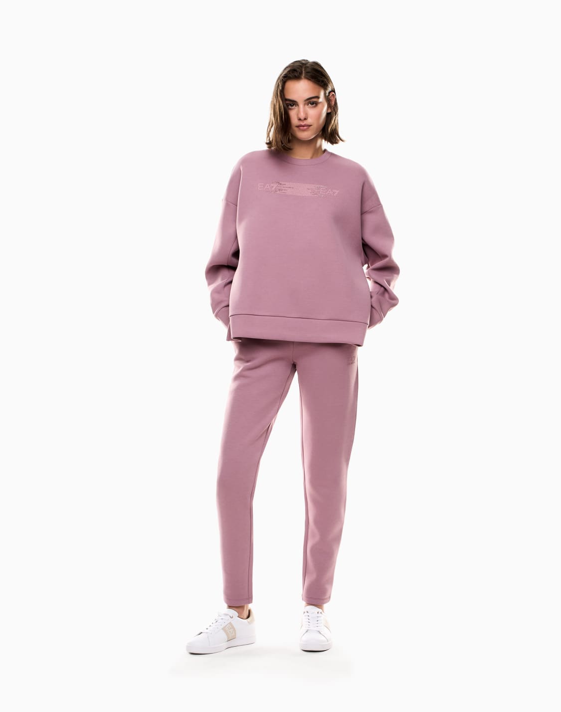 survtement-logo-series-en-interlock-de-coton-rose--ea7