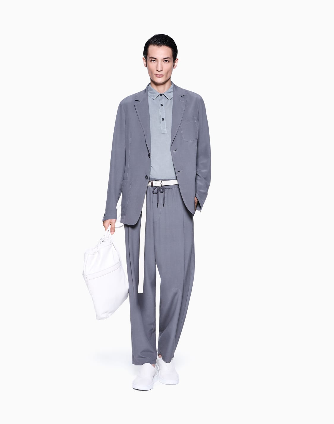 polo-shirt-in-silk-and-cotton-jersey-grey--giorgio-armani