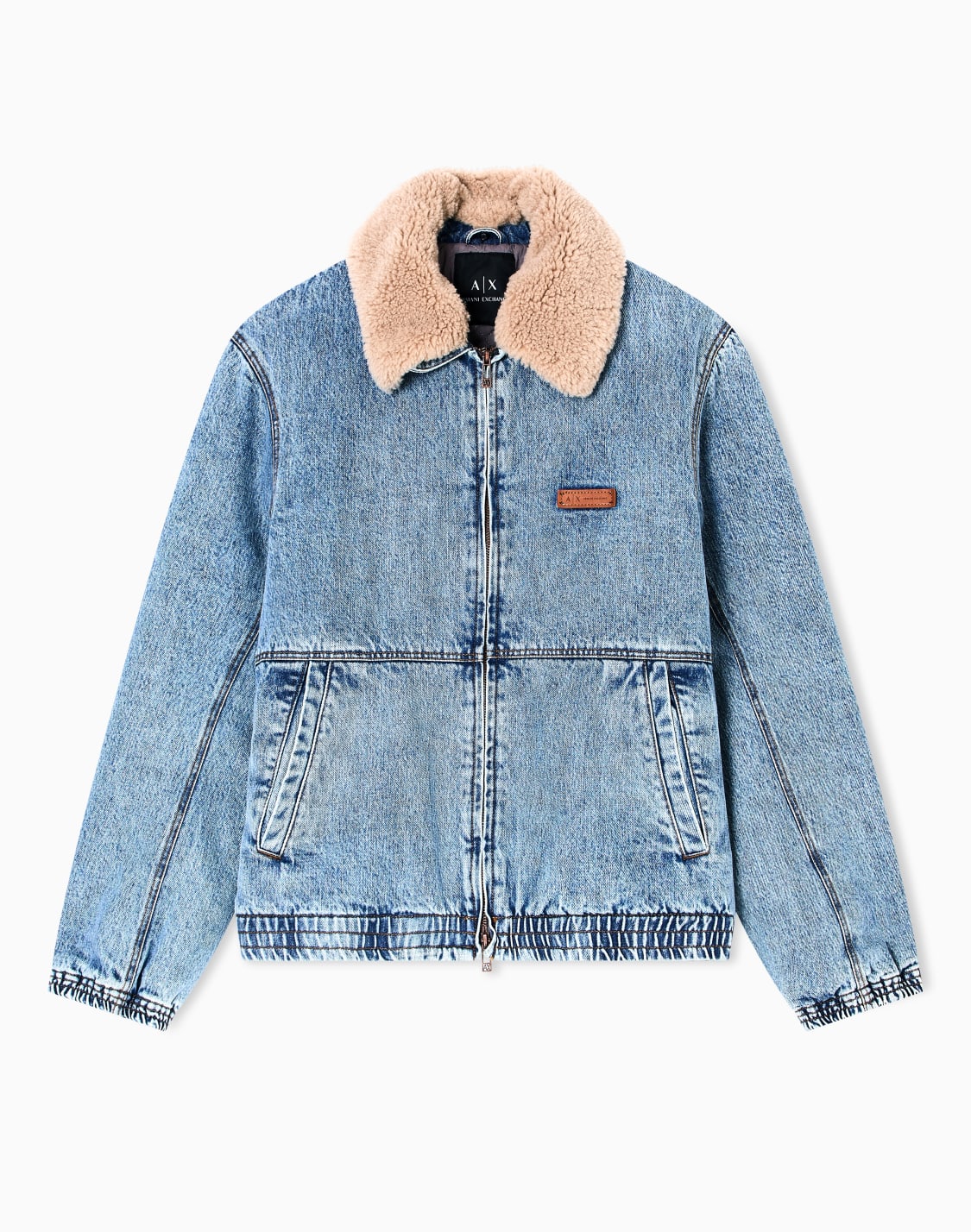denim-jacket-with-faux-fur-collar-blue--armani-exchange