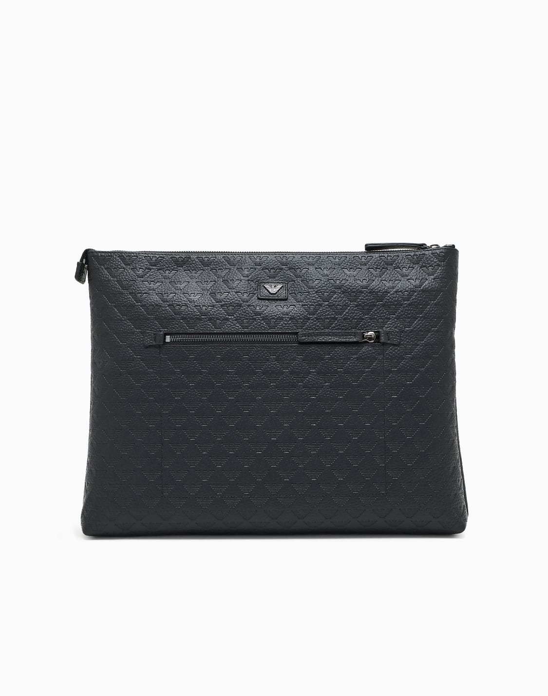 ドキュメントホルダ-レザ-オルオバエンボスイグル-ブラック--emporio-armani